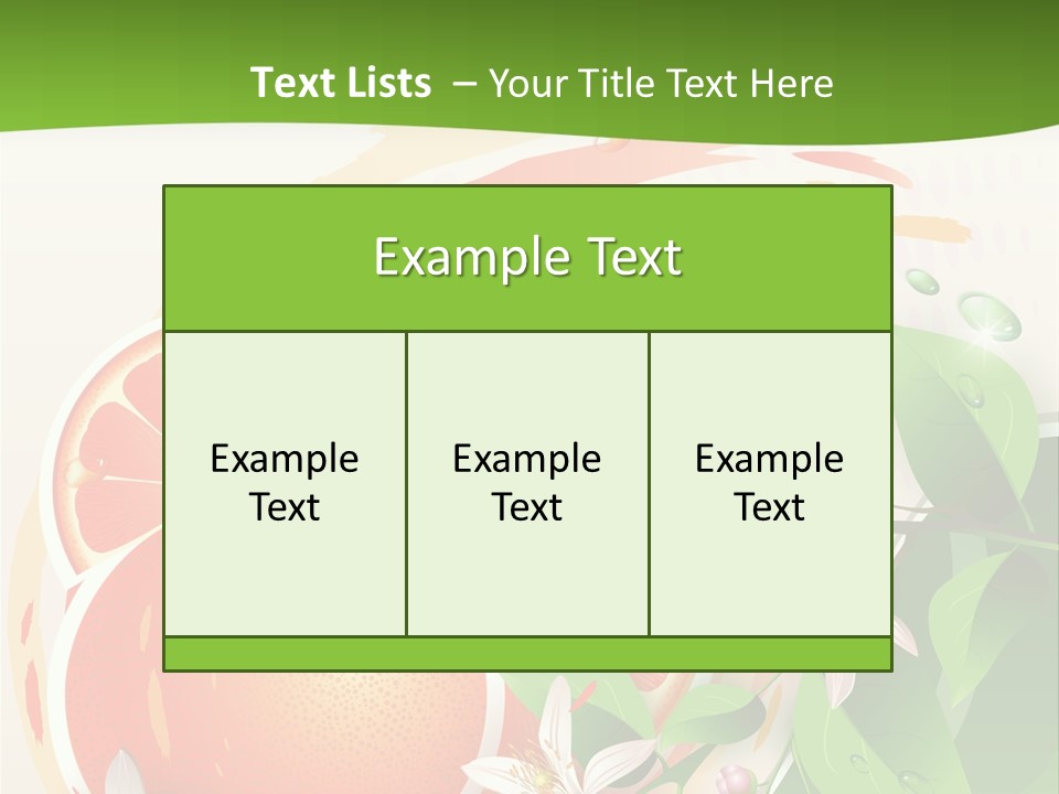 Circle Health Tasty PowerPoint Template