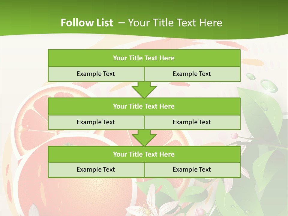 Circle Health Tasty PowerPoint Template