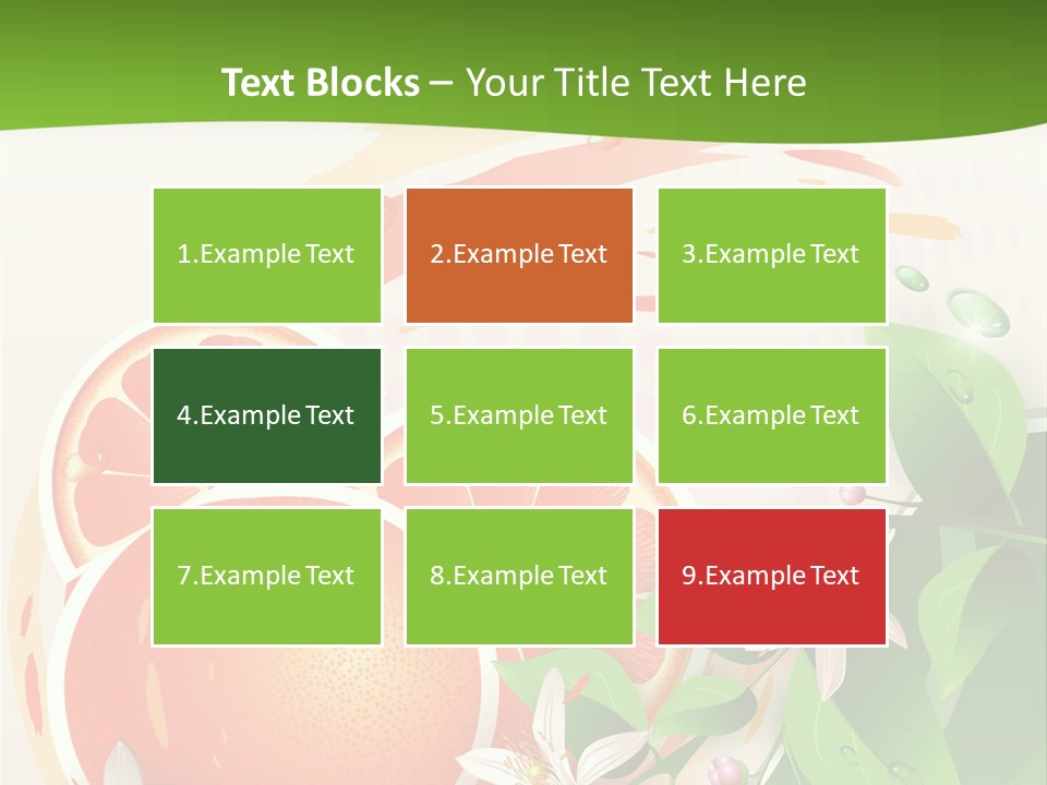 Circle Health Tasty PowerPoint Template