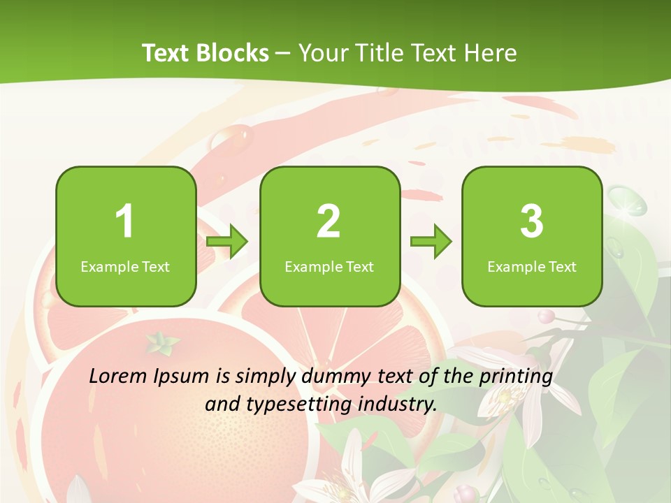 Circle Health Tasty PowerPoint Template