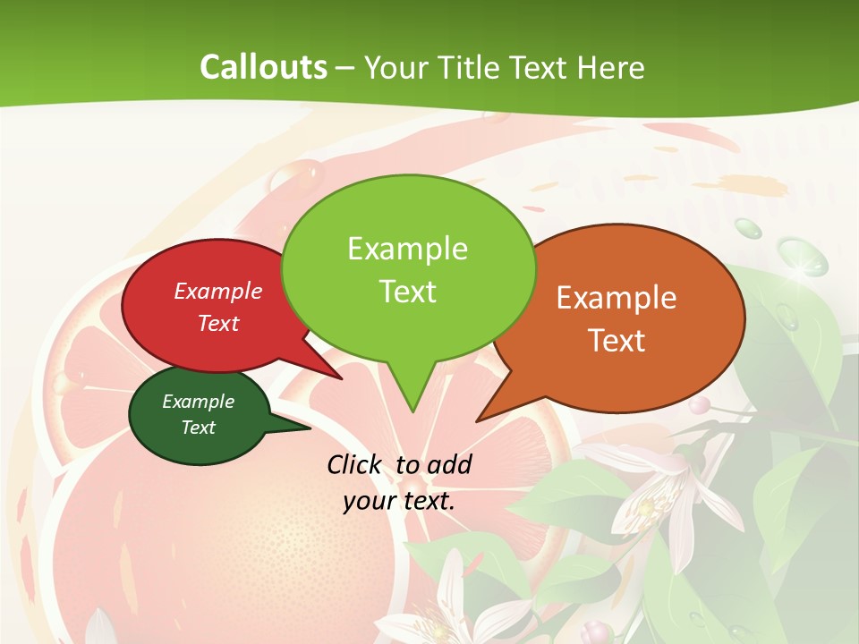 Circle Health Tasty PowerPoint Template