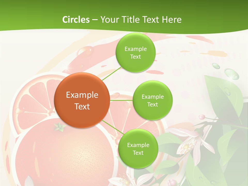 Circle Health Tasty PowerPoint Template
