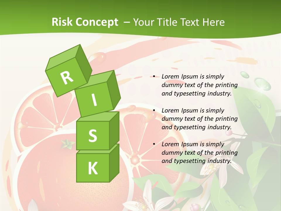 Circle Health Tasty PowerPoint Template