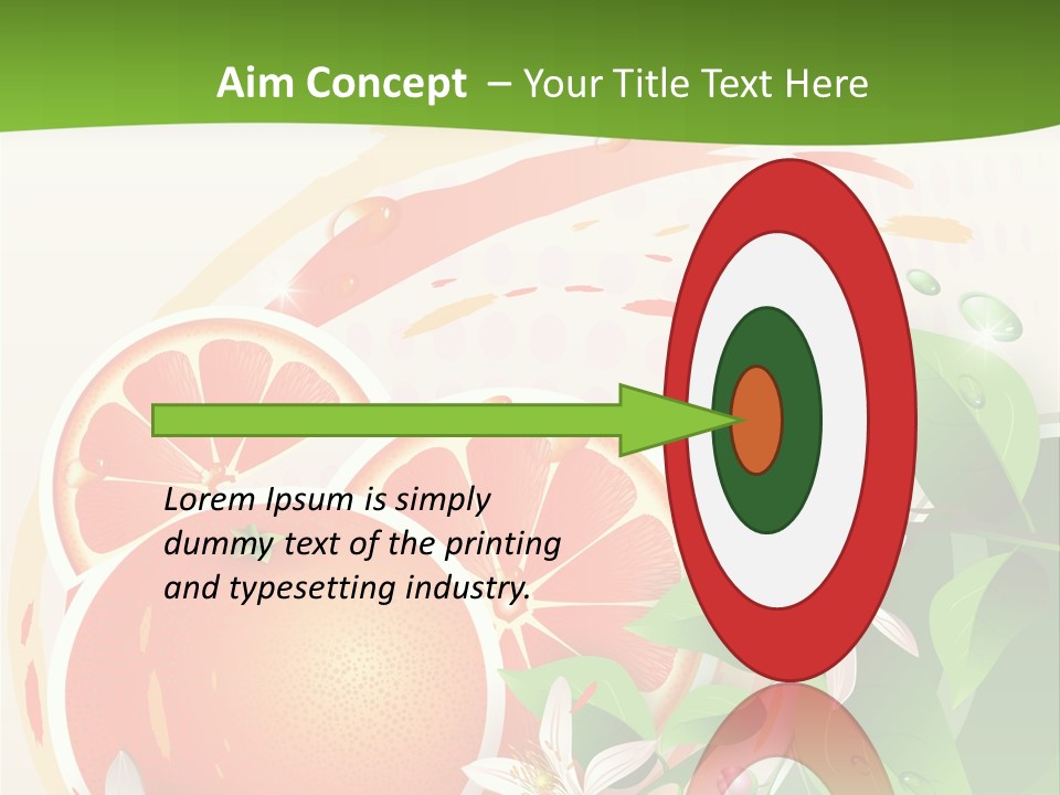 Circle Health Tasty PowerPoint Template