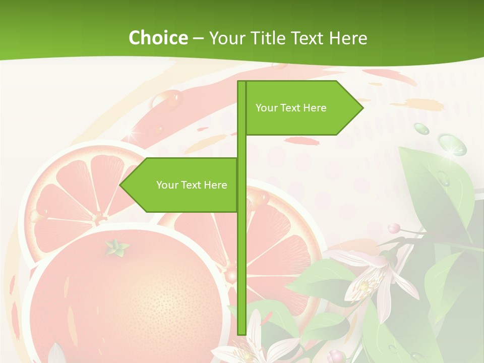 Circle Health Tasty PowerPoint Template