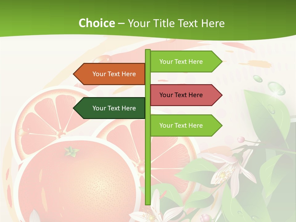 Circle Health Tasty PowerPoint Template