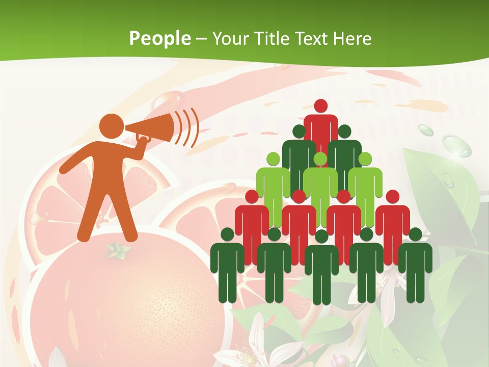 Circle Health Tasty PowerPoint Template