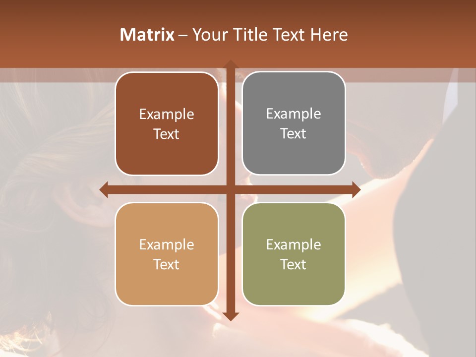 Wife People Gown PowerPoint Template