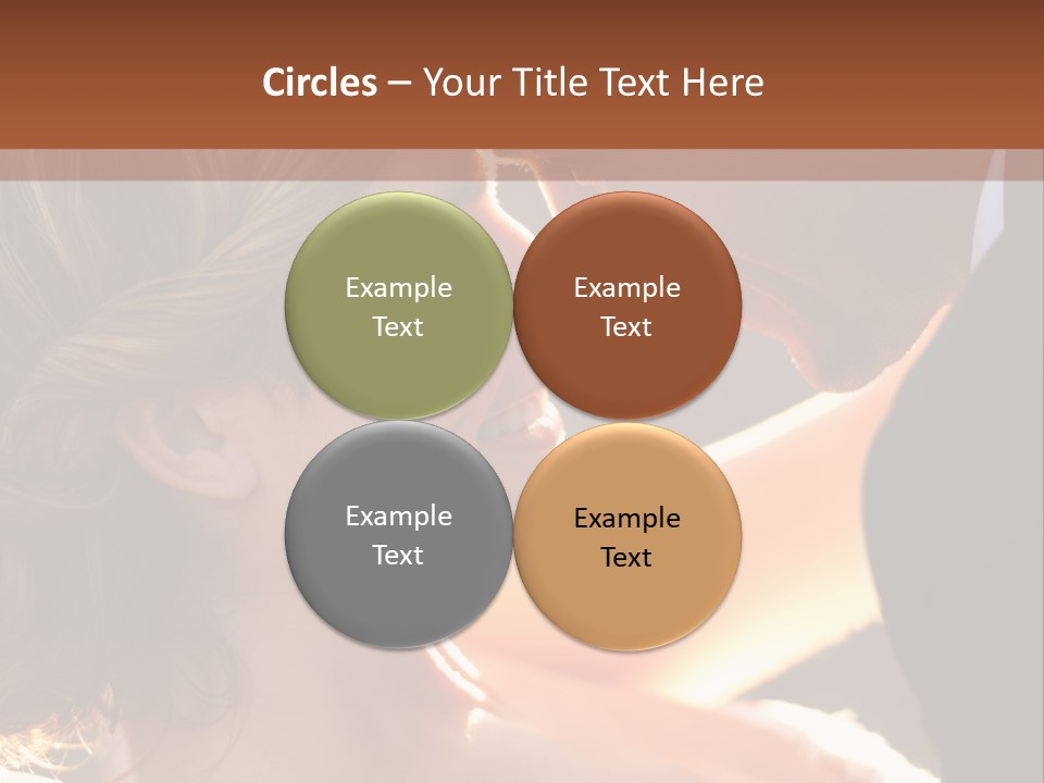 Wife People Gown PowerPoint Template