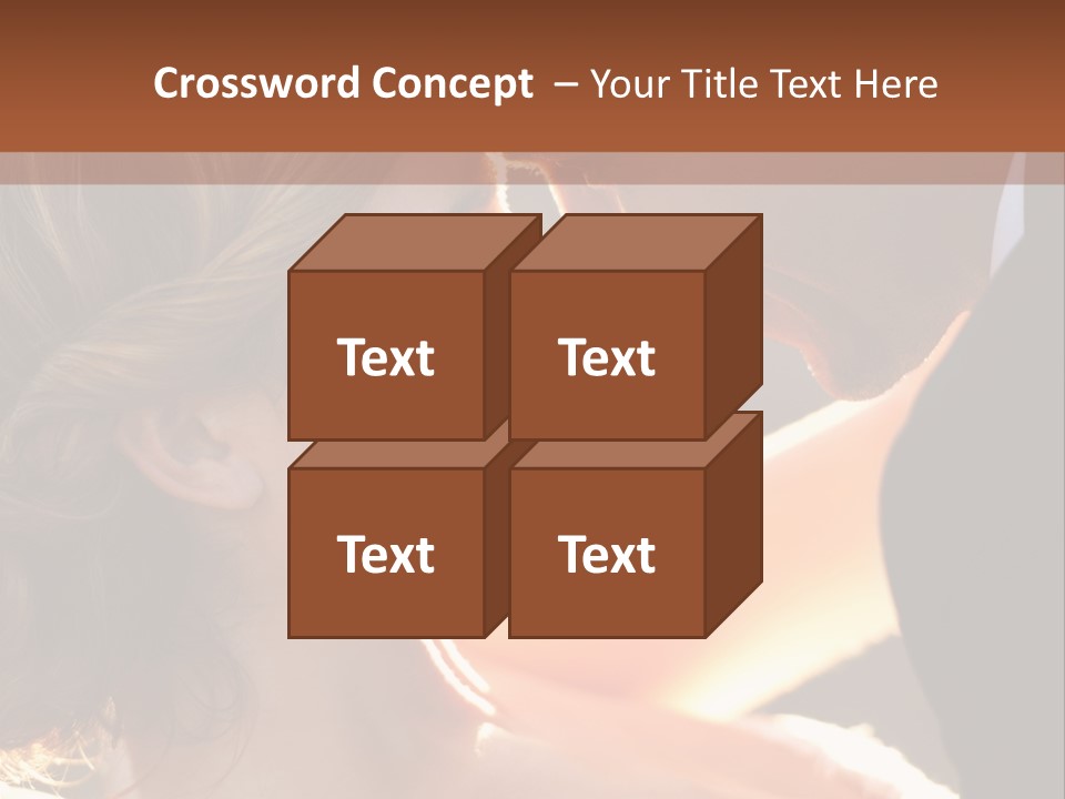 Wife People Gown PowerPoint Template