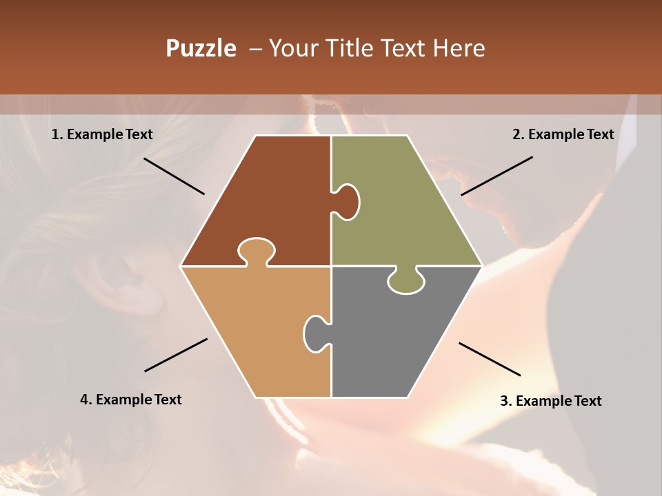 Wife People Gown PowerPoint Template