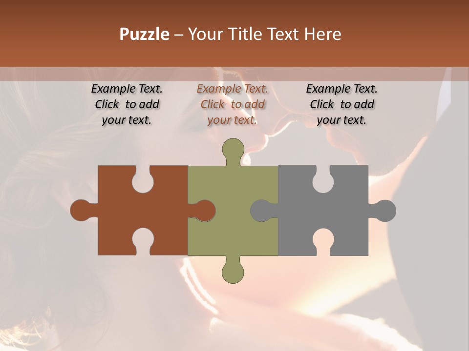 Wife People Gown PowerPoint Template