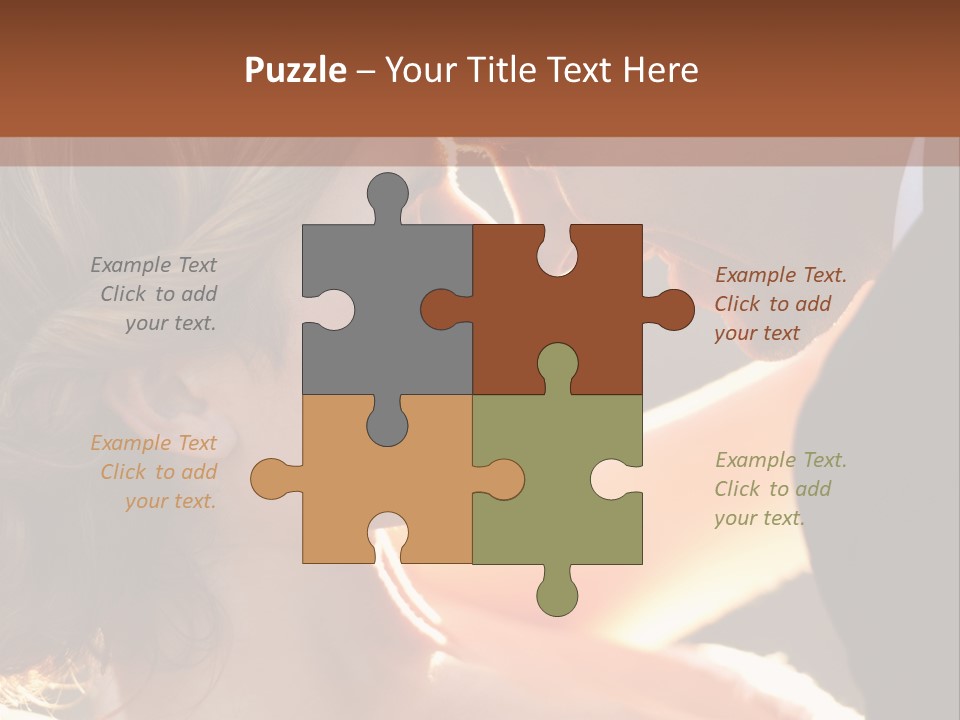 Wife People Gown PowerPoint Template