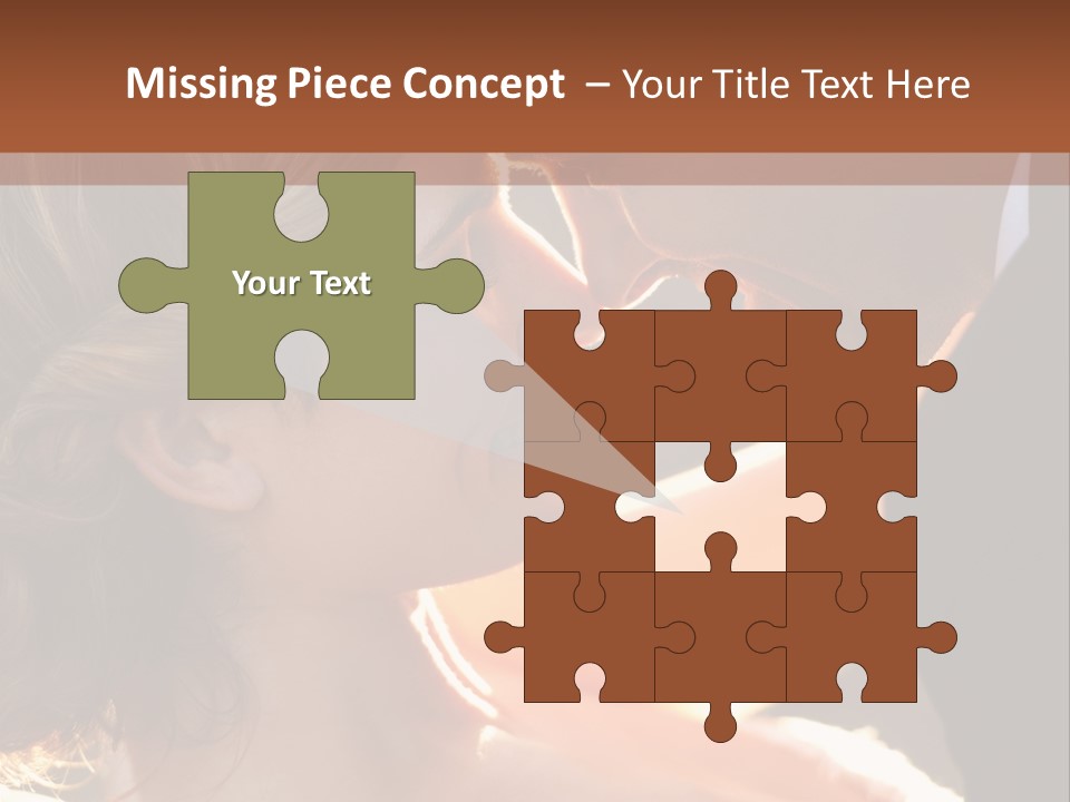 Wife People Gown PowerPoint Template