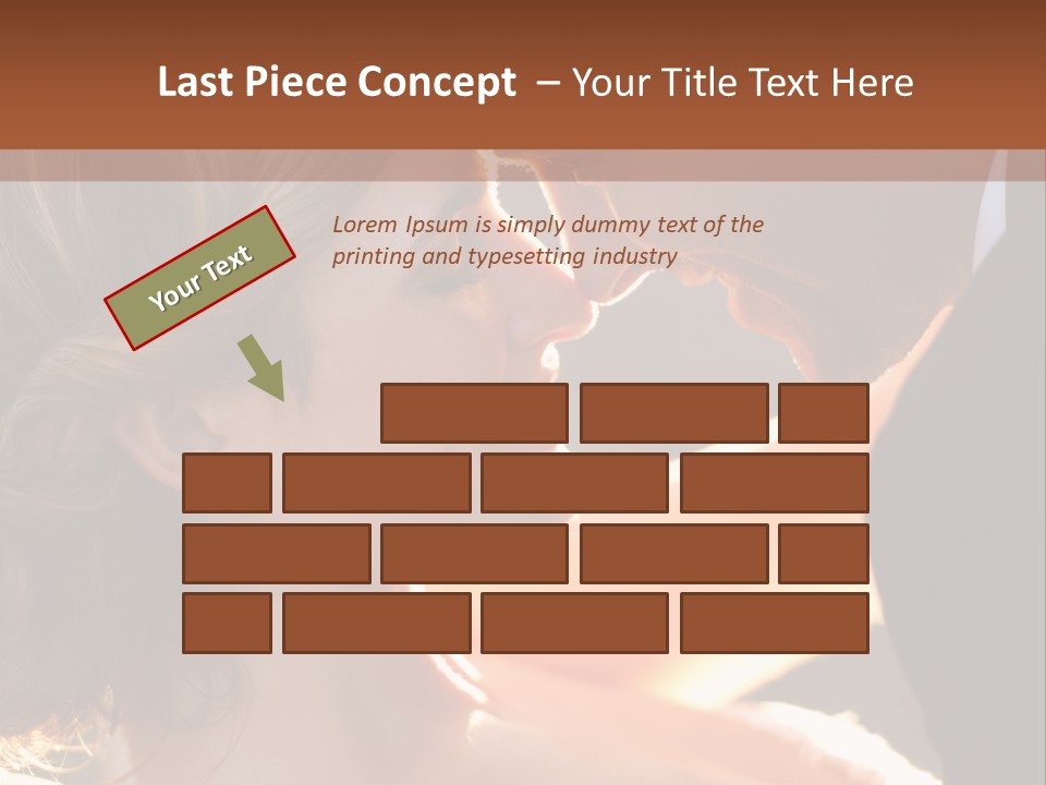 Wife People Gown PowerPoint Template