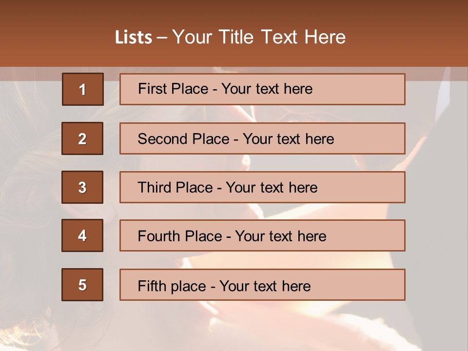 Wife People Gown PowerPoint Template