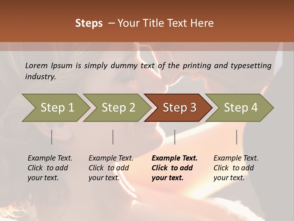 Wife People Gown PowerPoint Template