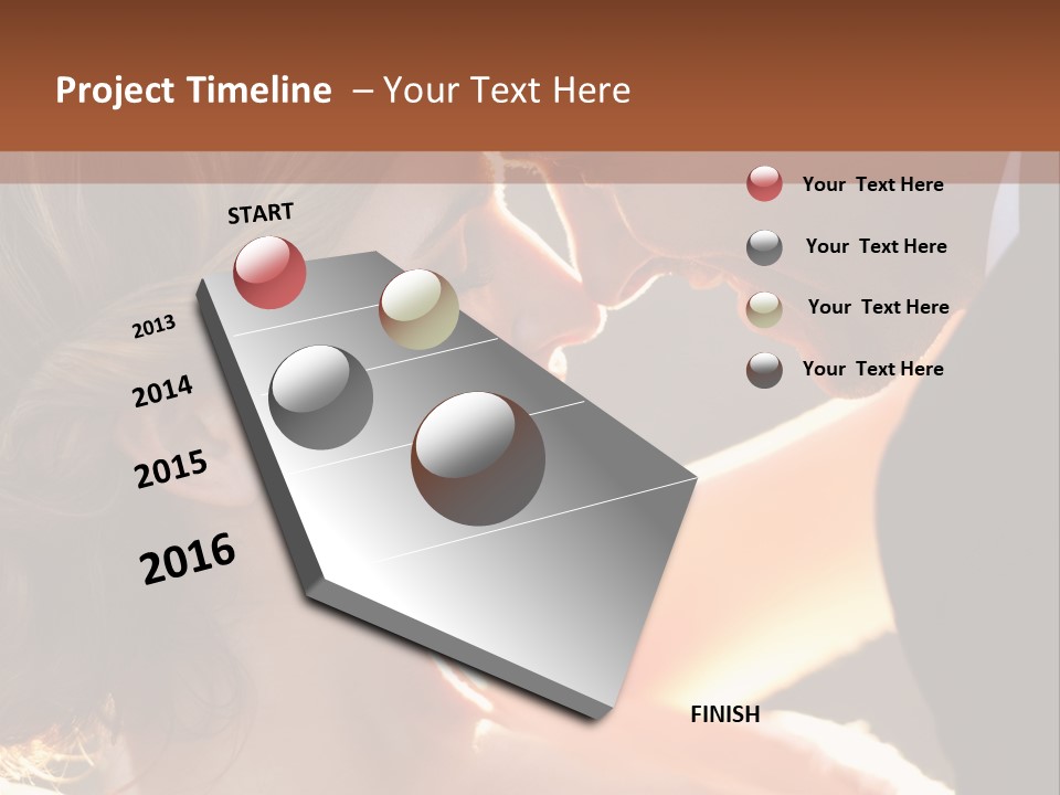 Wife People Gown PowerPoint Template