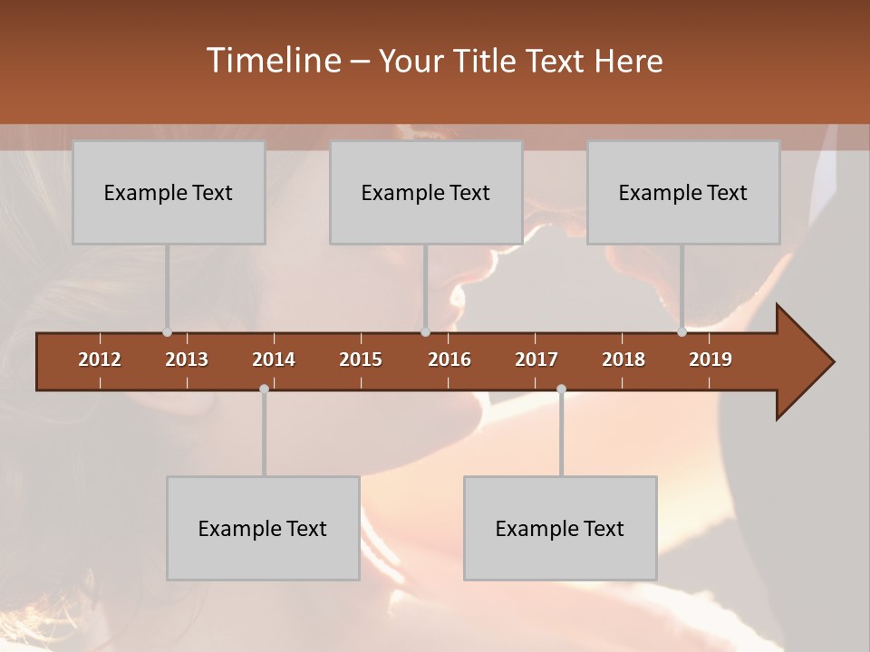 Wife People Gown PowerPoint Template