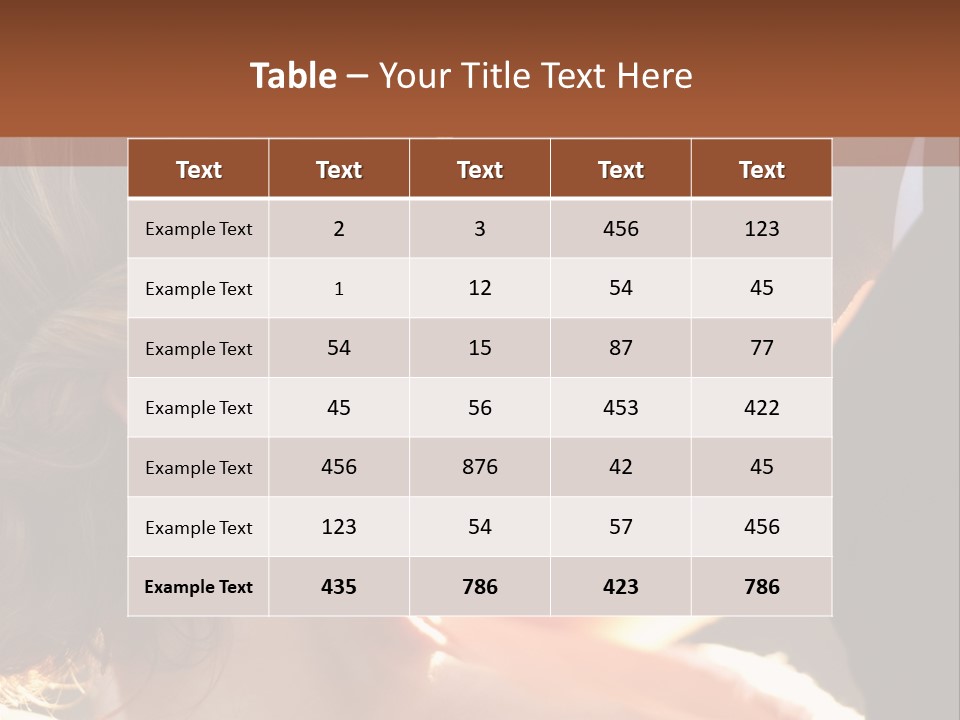 Wife People Gown PowerPoint Template