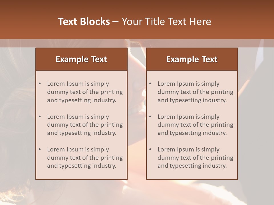 Wife People Gown PowerPoint Template