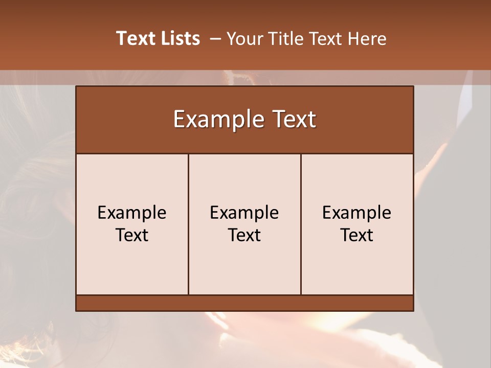 Wife People Gown PowerPoint Template