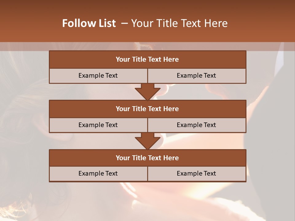 Wife People Gown PowerPoint Template