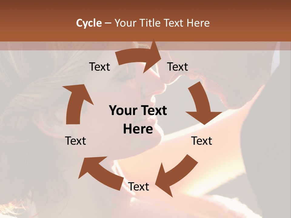 Wife People Gown PowerPoint Template