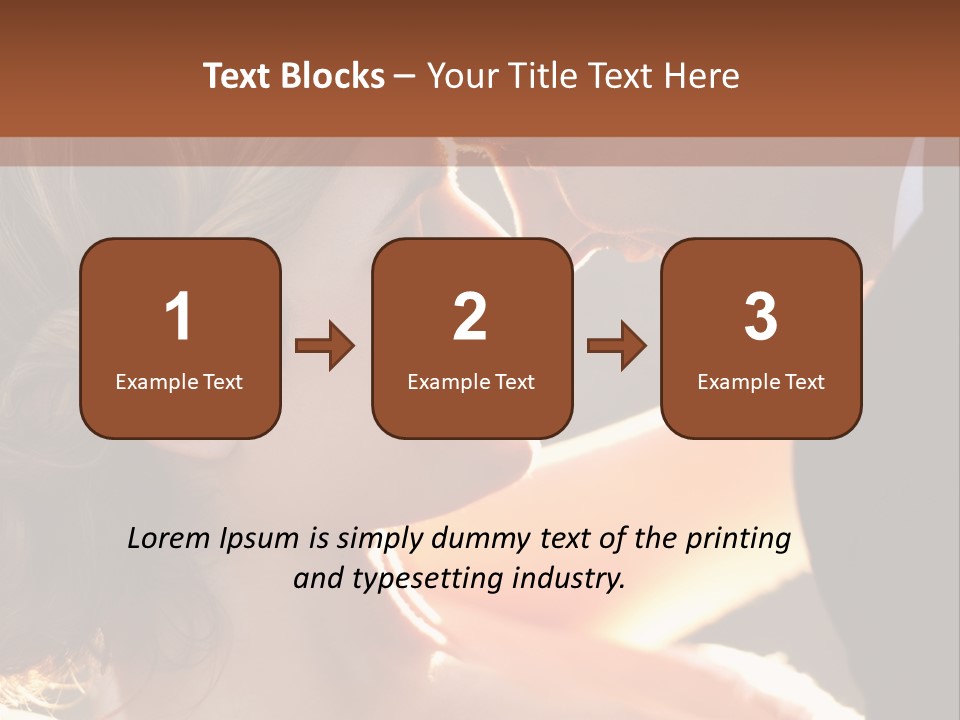 Wife People Gown PowerPoint Template