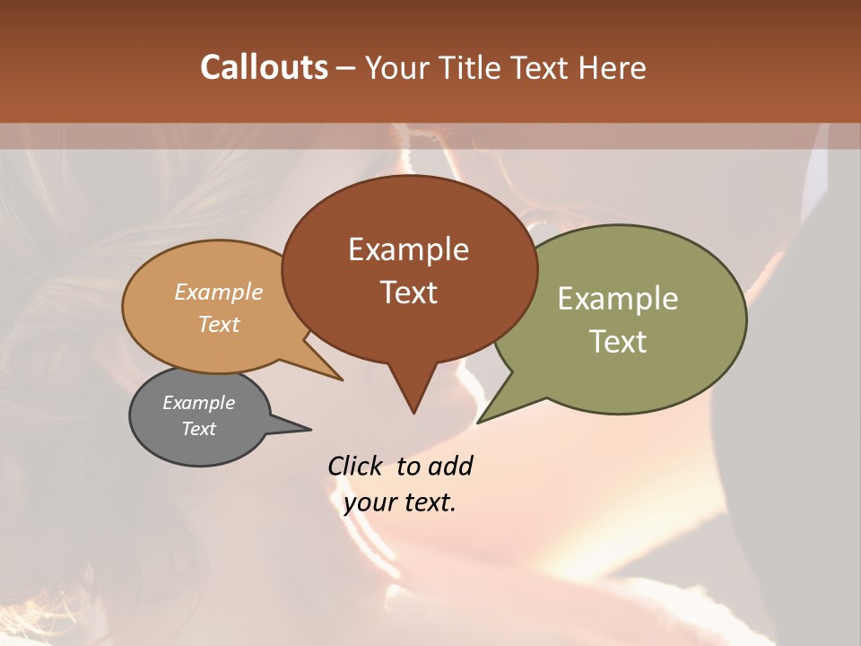 Wife People Gown PowerPoint Template