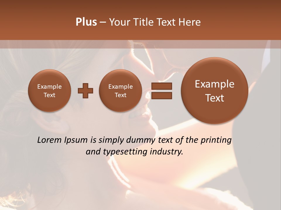 Wife People Gown PowerPoint Template