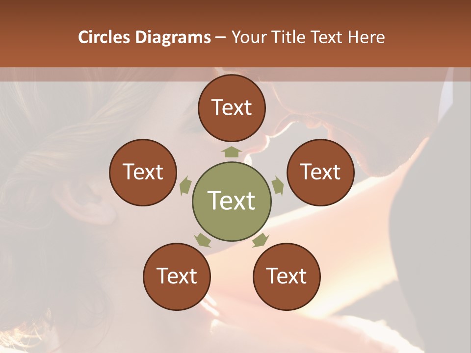 Wife People Gown PowerPoint Template