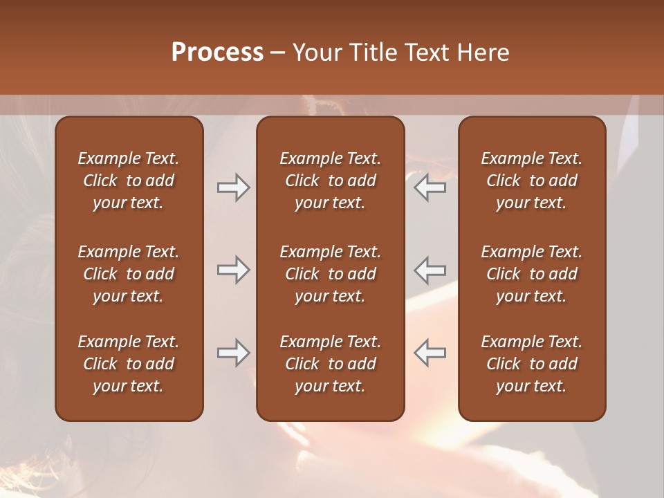 Wife People Gown PowerPoint Template
