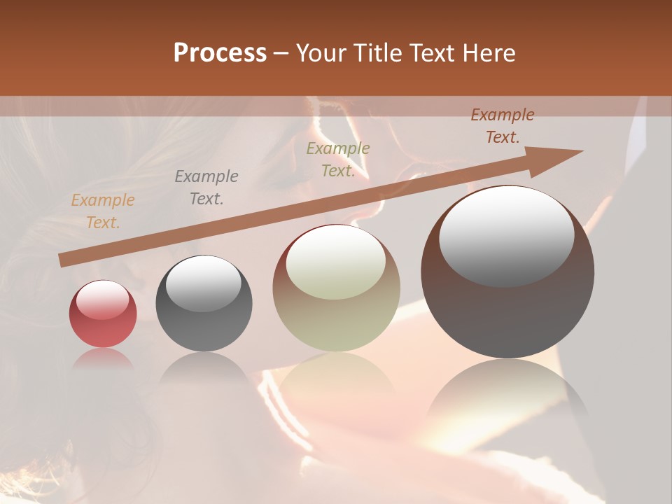 Wife People Gown PowerPoint Template