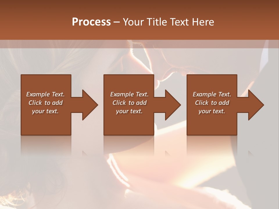 Wife People Gown PowerPoint Template