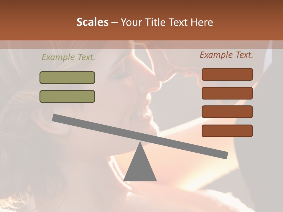 Wife People Gown PowerPoint Template