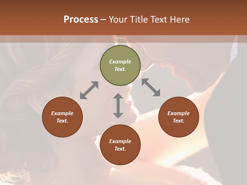 Wife People Gown PowerPoint Template