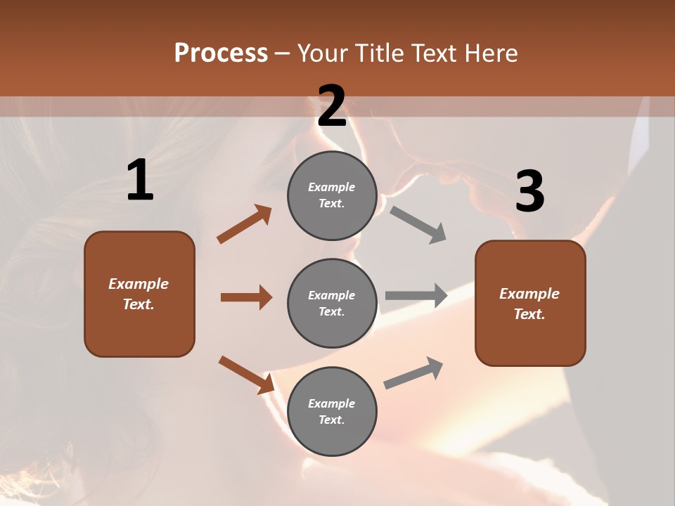 Wife People Gown PowerPoint Template