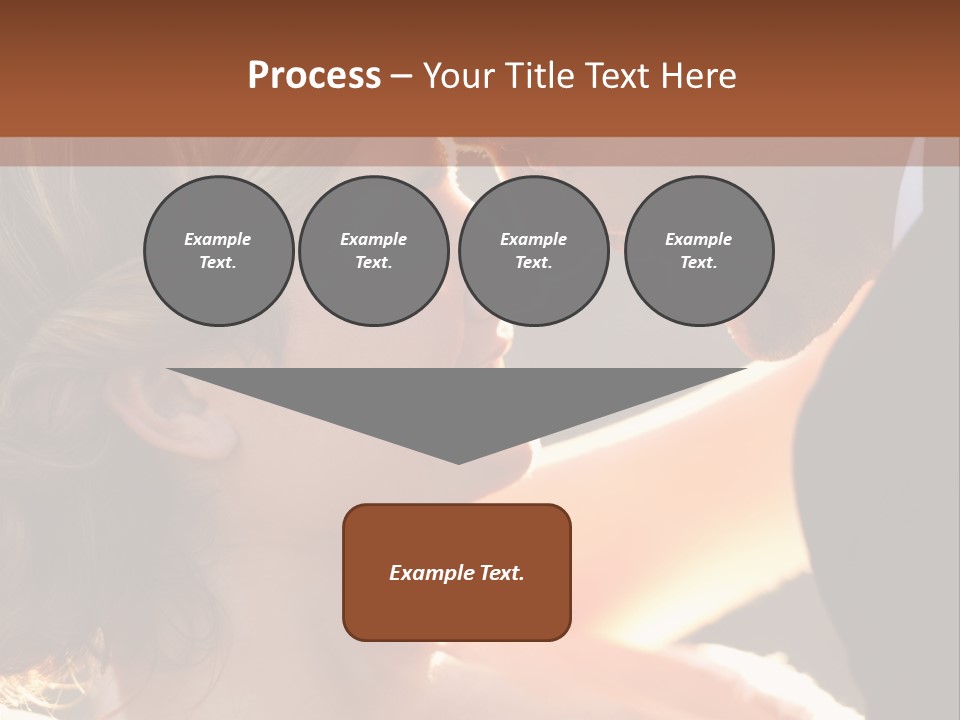 Wife People Gown PowerPoint Template