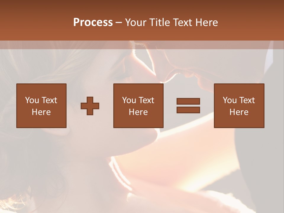 Wife People Gown PowerPoint Template