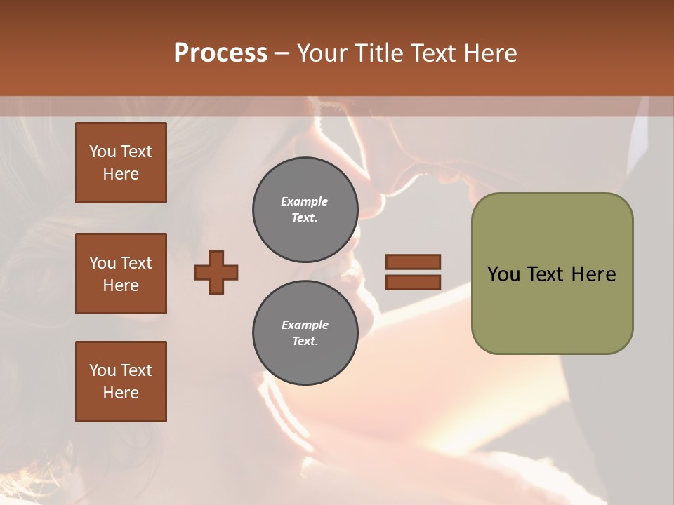 Wife People Gown PowerPoint Template