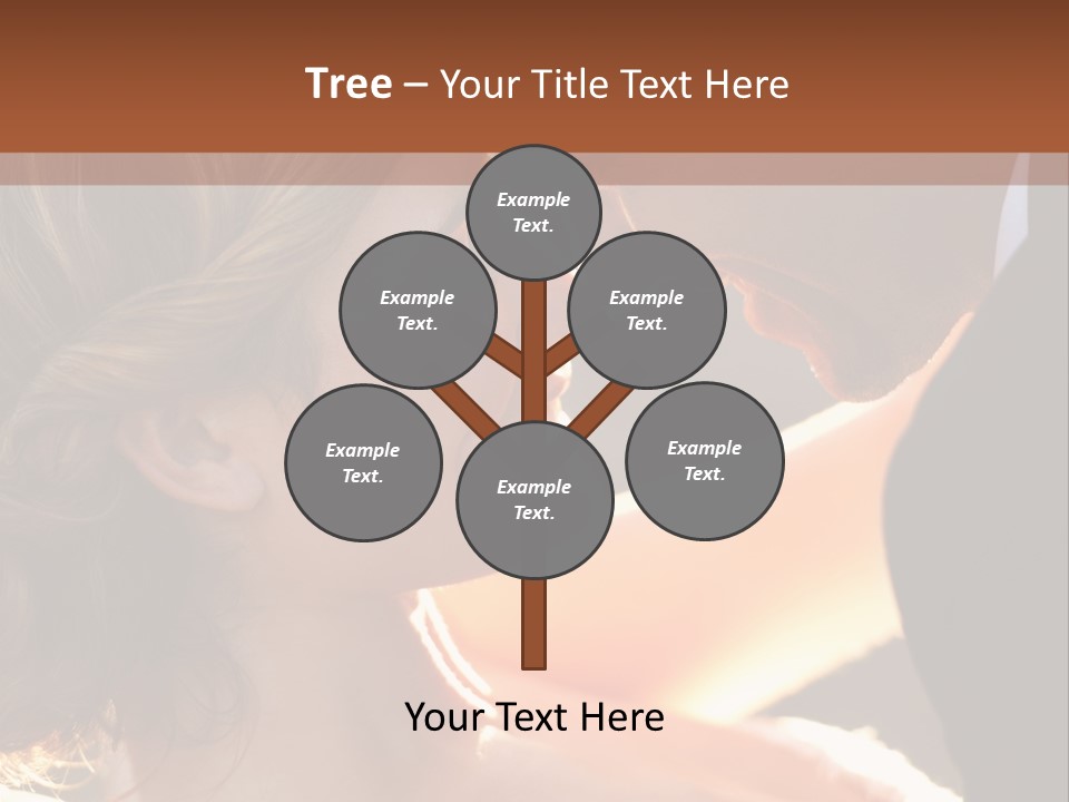 Wife People Gown PowerPoint Template