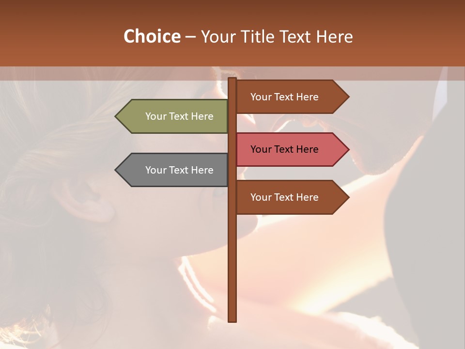 Wife People Gown PowerPoint Template