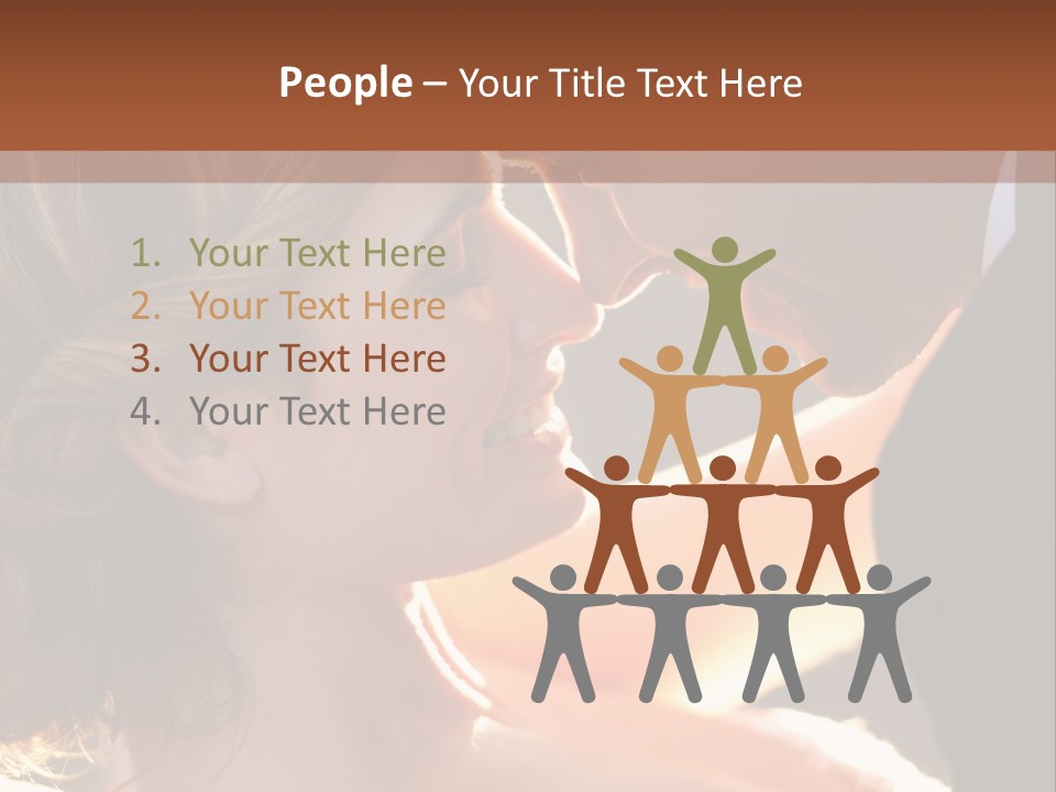 Wife People Gown PowerPoint Template