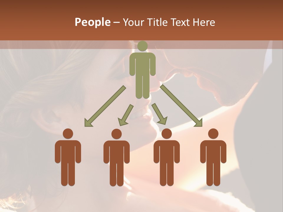 Wife People Gown PowerPoint Template