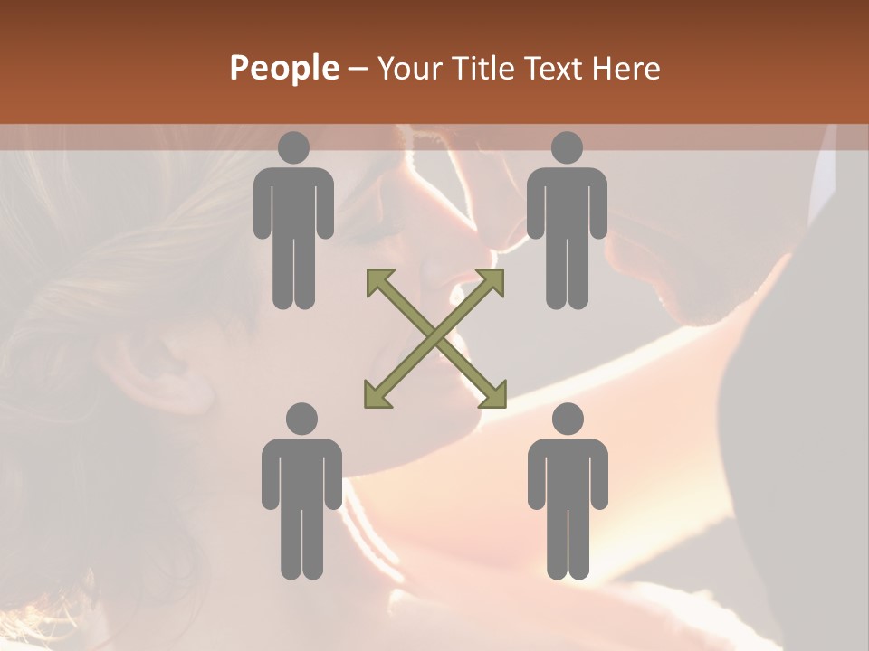 Wife People Gown PowerPoint Template