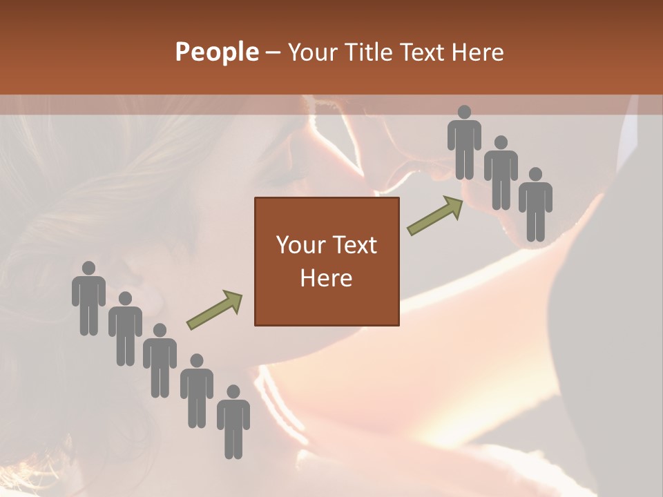 Wife People Gown PowerPoint Template