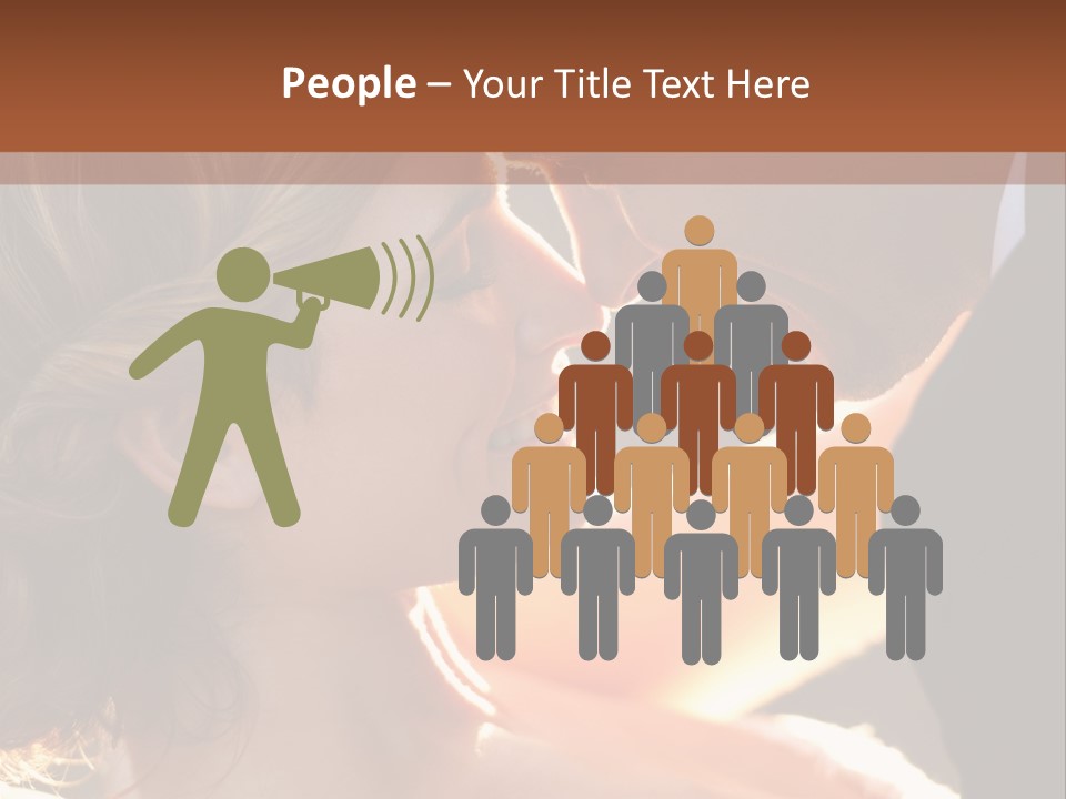 Wife People Gown PowerPoint Template