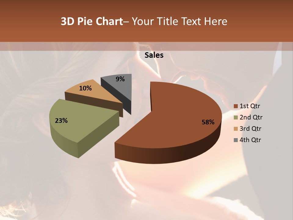 Wife People Gown PowerPoint Template
