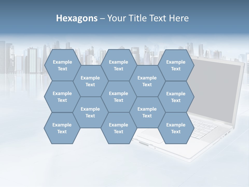 Laptop Blank Object PowerPoint Template